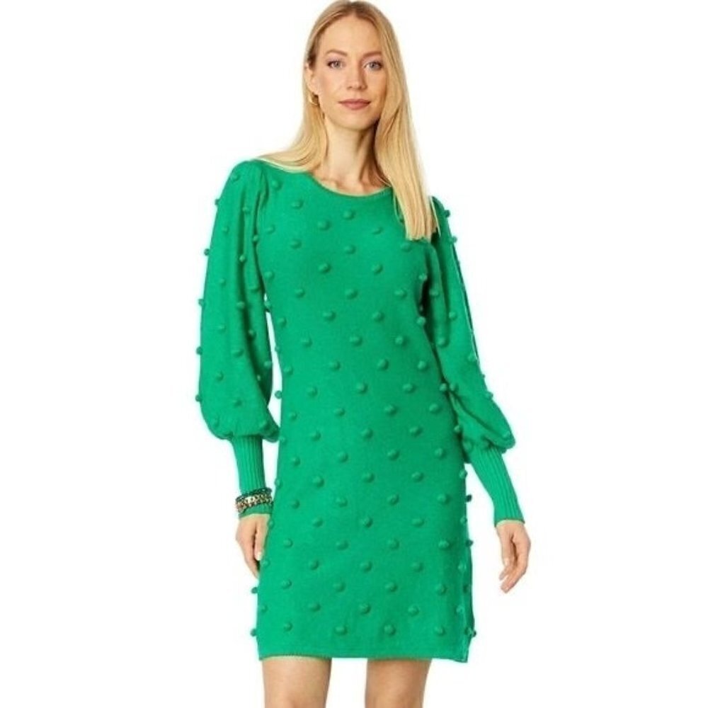 NWT Lilly Pulitzer Kippa sweater dress Kelly green